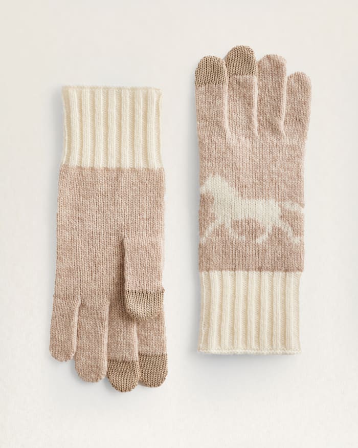 HORSE LAMBSWOOL TEXTING GLOVES